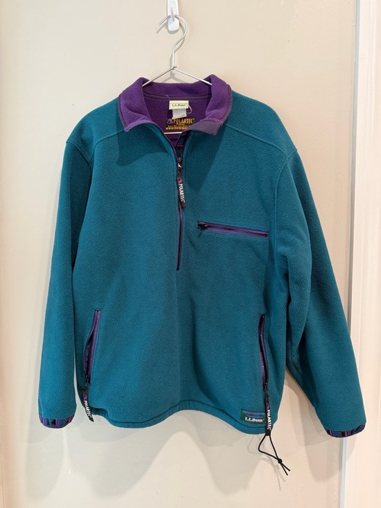 L.L. Bean Sweaters - Vintage LL bean fleece quarter zip